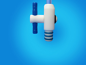 PTFE burette valve plug