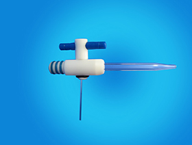 PTFE burette valve plug